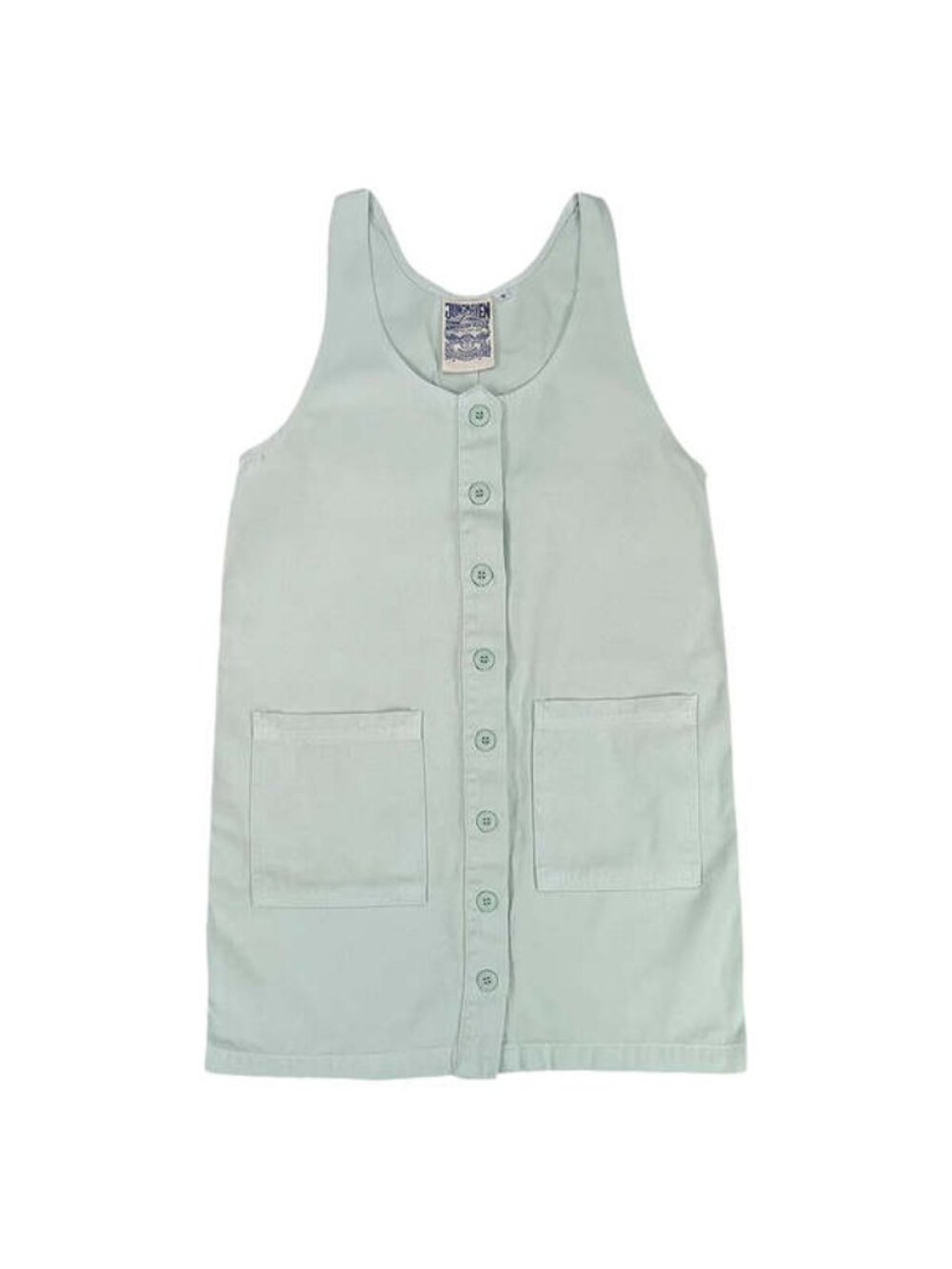 Jungmaven Jumper Dress | Seafoam Green | Size Small